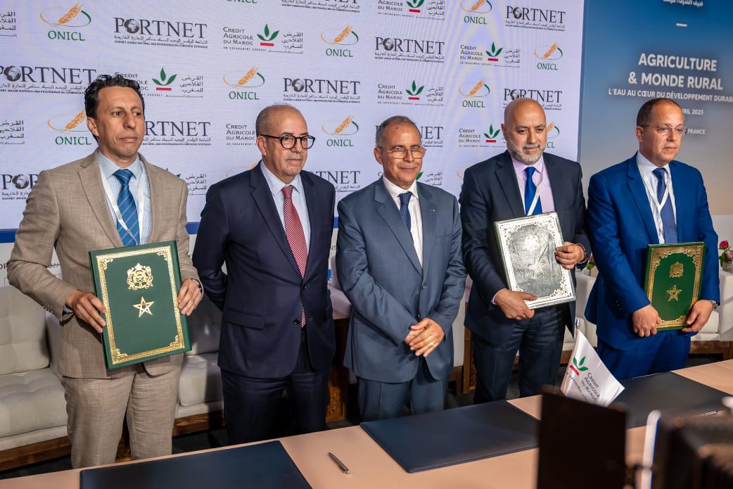«القرض الفلاحي للمغرب» و«ONICL» و«PORTNET S.A» نحو تحديث ورقمنة كفالات الاستيراد
